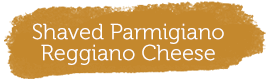 shaved parmigiano reggiano cheese Title